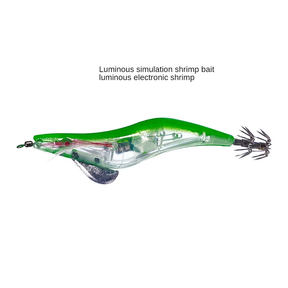 

Pesca Electronic Luminous Shrimp Squid Jigs Lure 15G 10.5CM Pesca Calamar Octupus Bait Jigging fishing lure