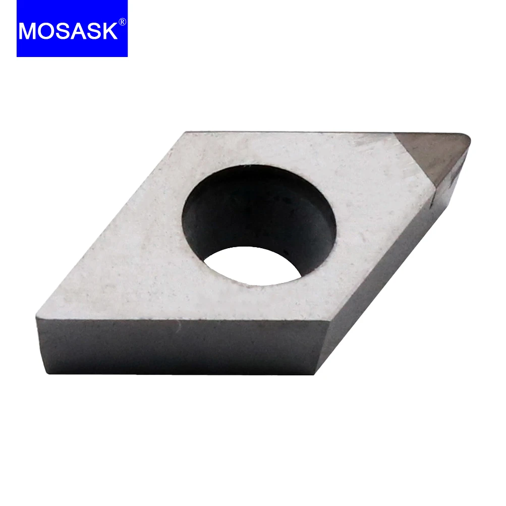 1PC DCGT 0702 11T30T CNB PCD AL-PCD CNC Carbide Inserts Lathe Turning Boring Cutter for Cast Iron and Aluminum Machining