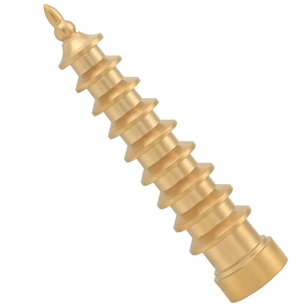 

Pagoda Brass Ornaments Tower Chinese Model Decoration Statue Dead The Day Miniature Tempel Sculpture Figurine Zen Garden
