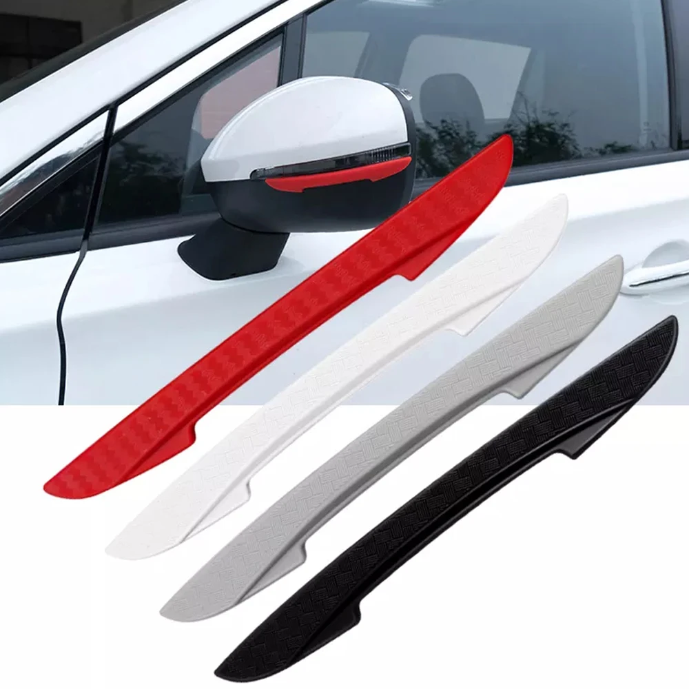 

4pcs Rubber Car Door Edge Protector Stickers Anti Collision Strips For Ford Fiesta Focus 2 mk3 Mondeo mk4 Mustang Ranger Kuga