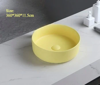 

Керамическая раковина 50 см/40 см/36 см/30 см темного зеленого цвета