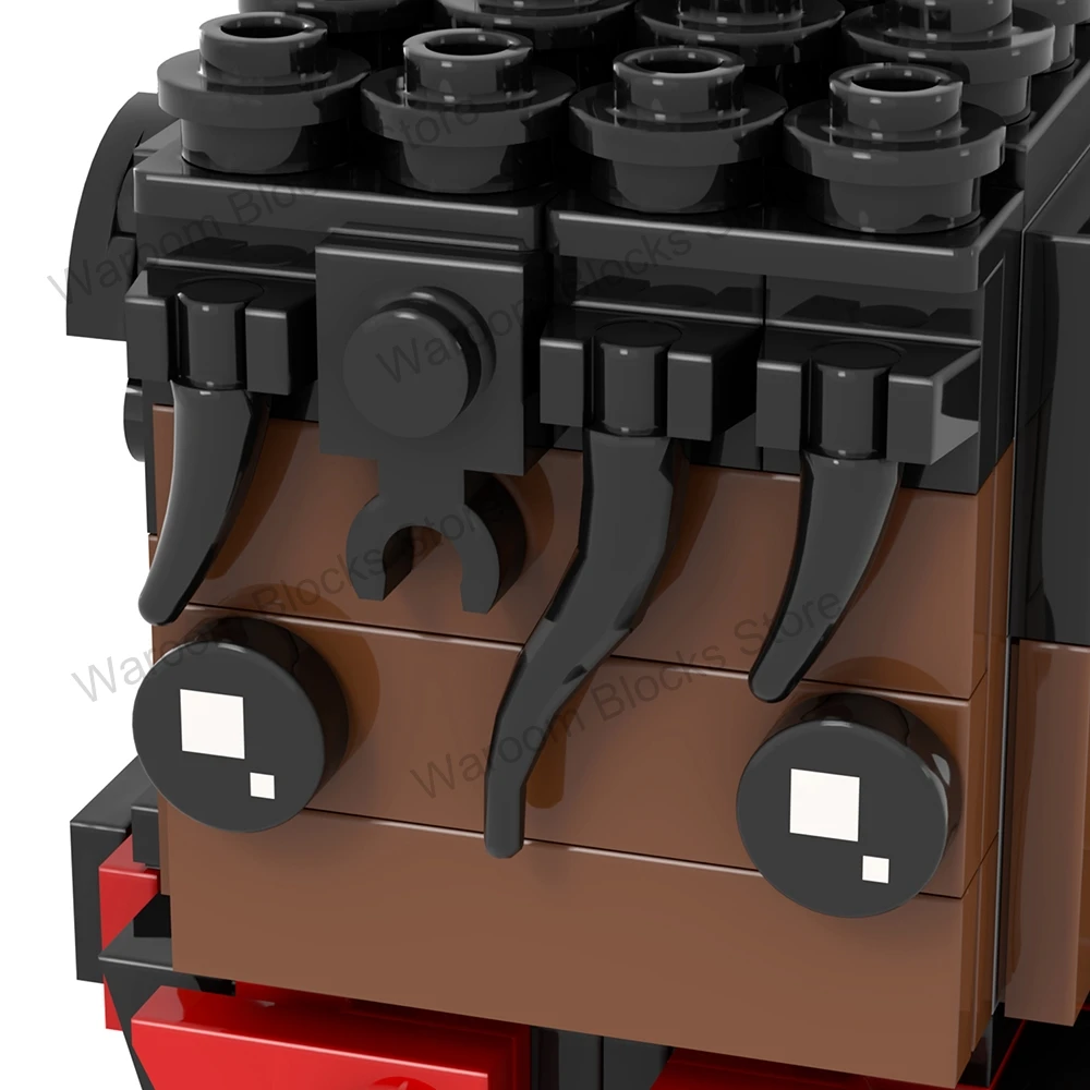 MOC7263 MJ Jackson Brickheadz King Of Pop Rock Star Singer Совместимая фигурка строительные блоки игрушки