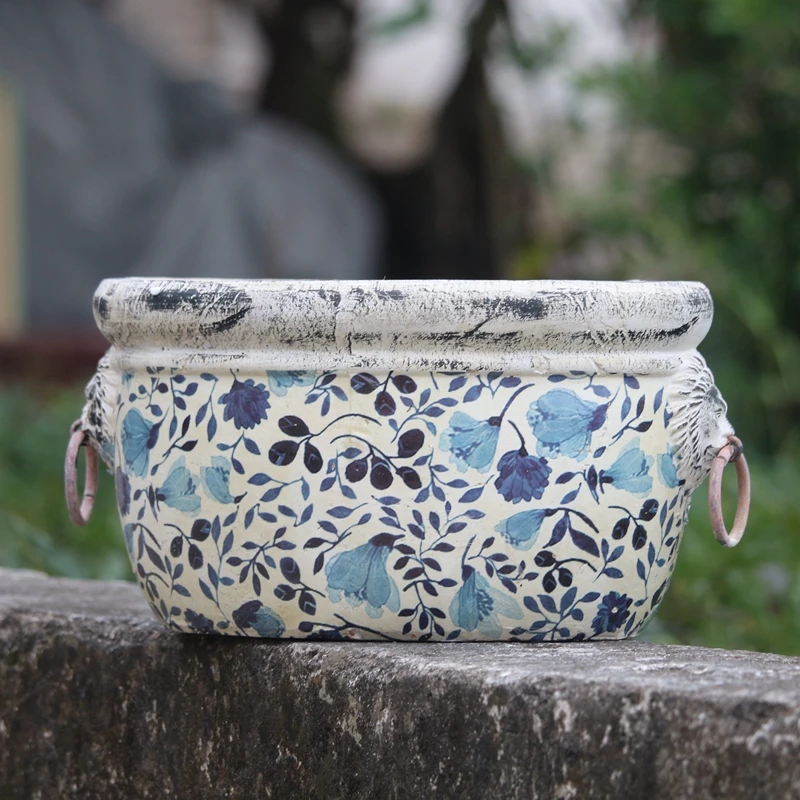 

Креативные горшки для растений-суккулентов, горшки для дома и улицы в стиле ретро, керамическая горшок, Doniczka Ozdobna, Садовые принадлежности ...