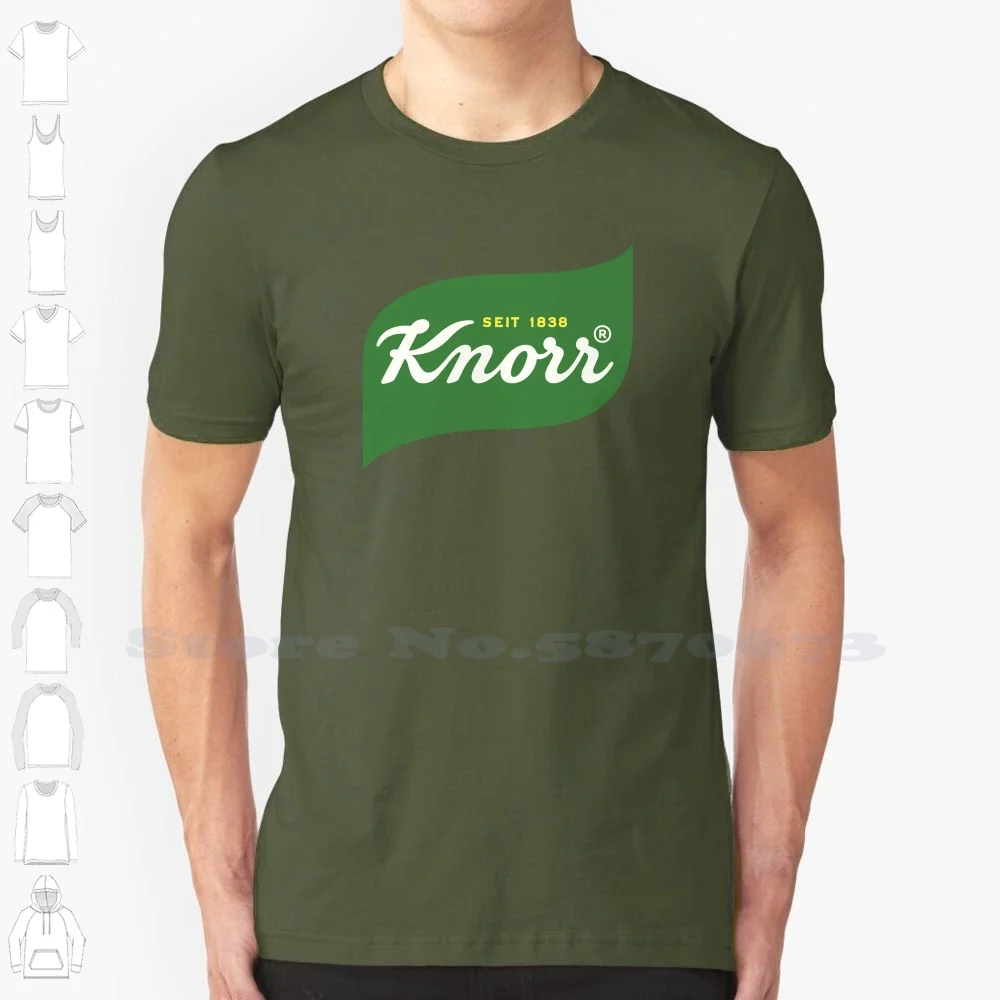 

Knorr Logo Brand Logo High-quality T Shirts 2023 Fashion T-shirt New Graphic Tee