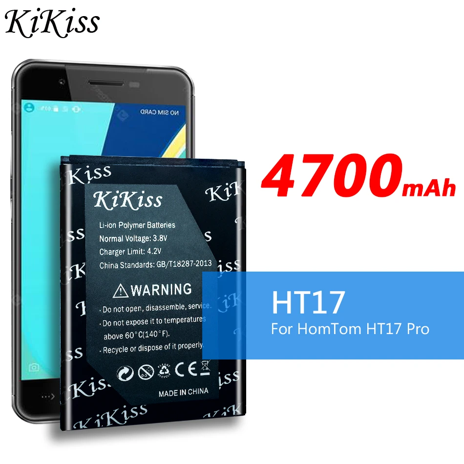 

4700mAh New High Capacity Battery For HOMTOM HT17 HT17 PRO HT17PRO Moble Phone