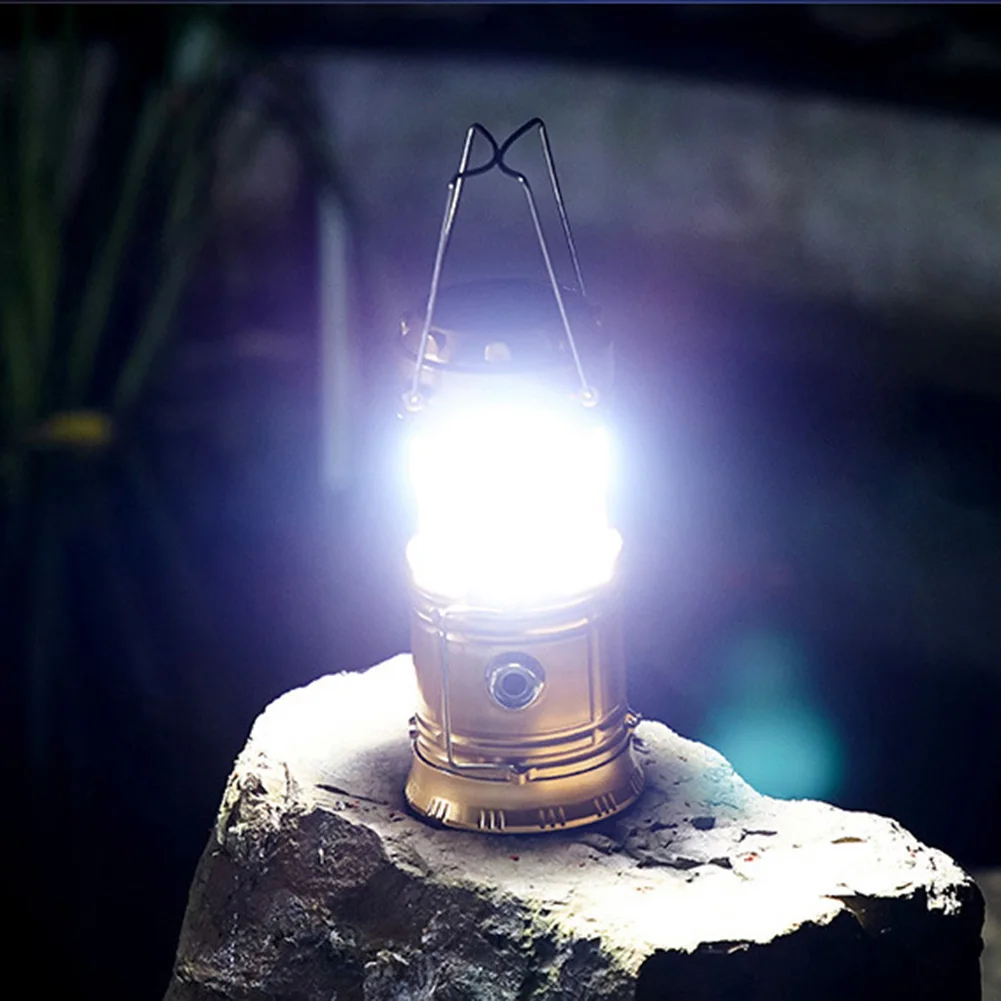 

Solar LED Portable Lantern Telescopic Torch Lamp Multi-function Outdoor Camping Emergency Tent Lamp Outdoor Lighting