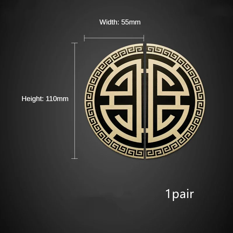 

Ручки для шкафов BCD из латуни, золотые, диаметр 11/14/16/18 см