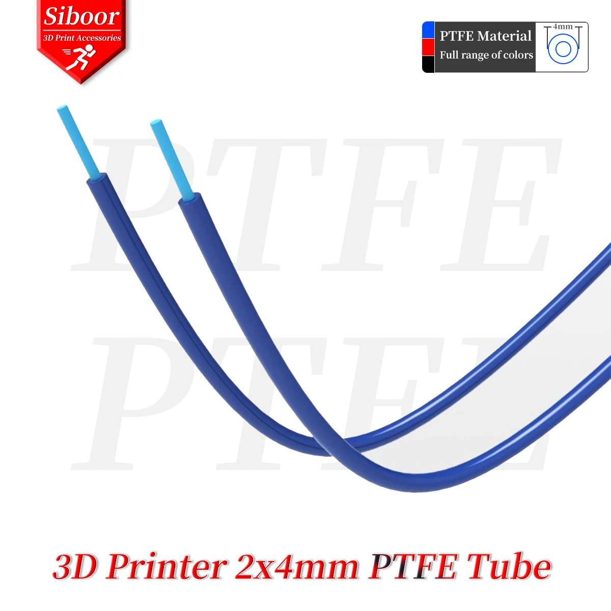 

PTFE Tube TL-Feeder hotend Rostock Bowden Extruder 1.75mm Filament ID 2mm OD 4mm Cloned Capricornus Tube for Ender 3 3D Printer