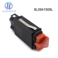 sorghum 8l0941509l 8l0941509p new hazard warning light switch button emergency switch for audi a3 a4 avant s4 rs4 a6 c5 allroad