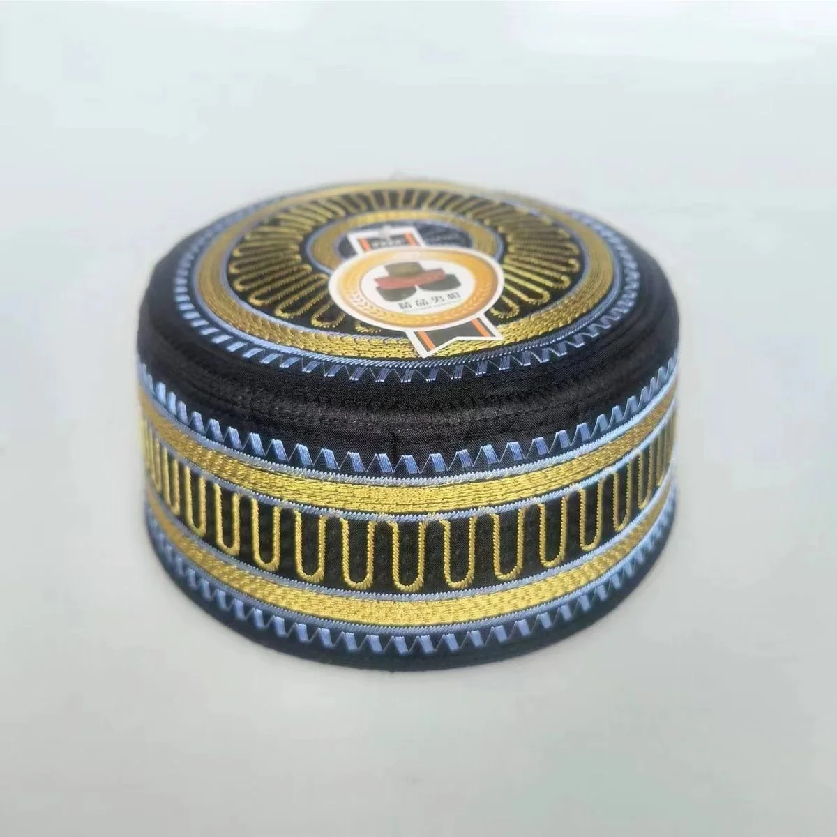 Мужские мусульманские кепки из экокожи Kufi Topi 03254