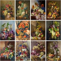 chenistory pictures by number fruit landscape kits home decor diy painting by numbers still life drawing on canvas handpainted