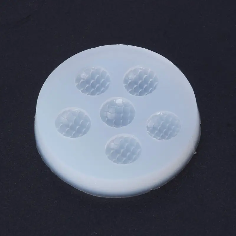 

12mm Round Fish Scales Bead UV Resin Casting Mold Silicone Mold Jewelry Making