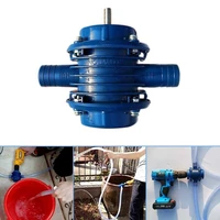micro mini blue self priming dc pumping self priming centrifugal pump household small pumping hand electric drill water pump