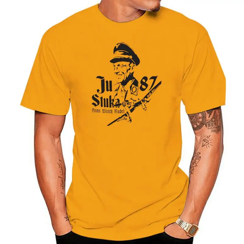 

Ju-87 Dive-Bomber Mens T-Shirt ww2 Luftwaffe Hans-Ulrich Rudel Ice