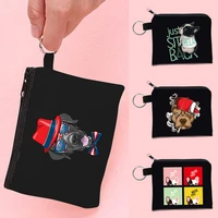 mini coin purse storage pouch coin multi functional lipstick bag portable coin pack dog pattern organizer women wallet clutches