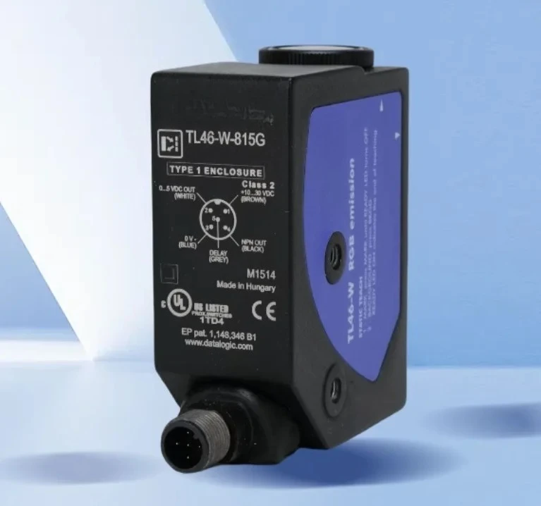 Фото Оригинальный оптоэлектронный датчик цвета Datalogic TL46-W-815G (электромеханический фотоэлемент) для этикетировочных и пакетоделательных машин №2