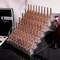 234567 layers nail polish display stand transparent display rack holder bottle organizer storage holders nail shop decor