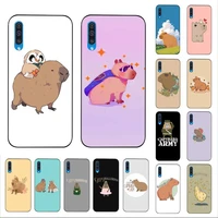 maiyaca capybara cute animal cartoon phone case for samsung a51 01 50 71 21s 70 10 31 40 30 20e 11 a7 2018
