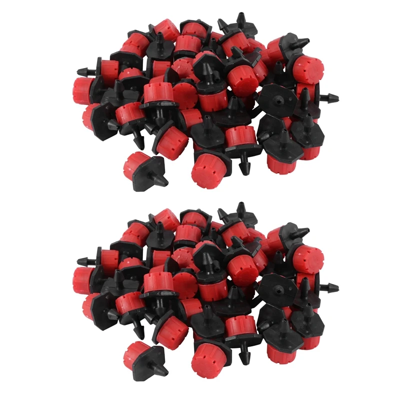 

100 Pcs Adjustable Irrigation Sprinklers Emitter Drip