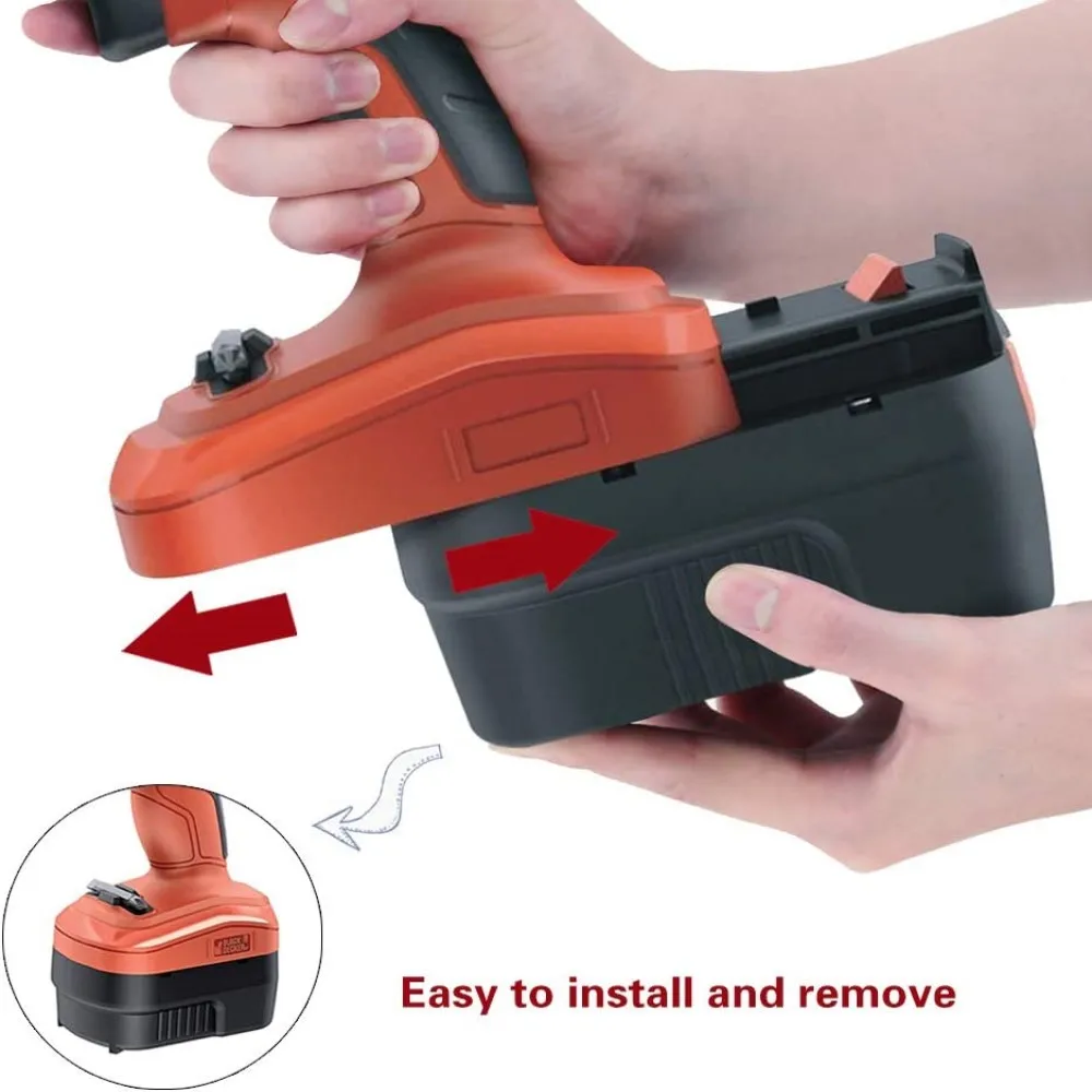 Сменный аккумулятор HPB14 4,8 Ач для Black and Decker 14,4 В, fiрестоm FSB14 FS140BX A1714 499936-34 BD1444L HPD14K-2 CP14KB HP146F2 (art.: 3920bdd504d5a) - 3920bdd504d5a