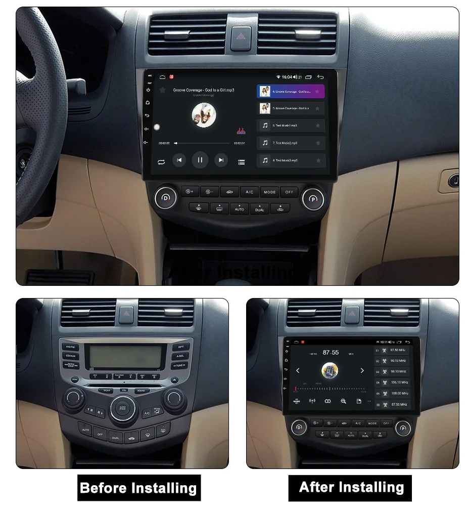 

2 Din Car Stereo Radio For Honda Accord 7 CM UC CL 2003 - 2007 Android GPS Multimedia Video Player RDS DVD CarPlay Head Unit 4G