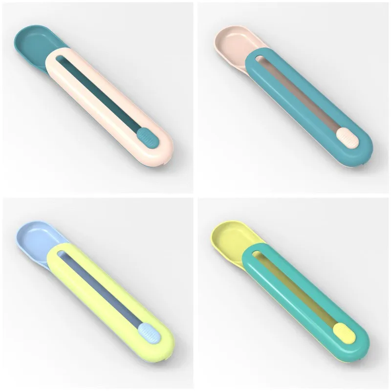 

Creative Cat Feeder Plastic Cat Strip Squeeze Spoon Pet Liquid Snacks Feeding Spoon Pet Supplies