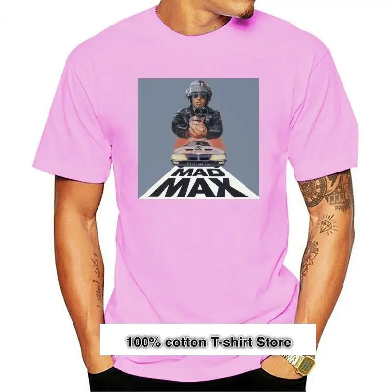 

Camiseta de манга corta para hombre, nuevo постер Vintage de Mad Max перехват, фильм