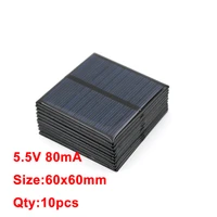 solar panel 5 5v 80ma 0 44w mini solar system diy battery cell phone charge polycrystalline solar cell 30cm extend wire