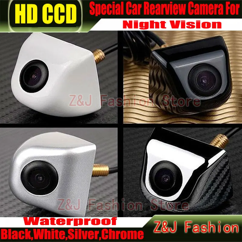 

Hot Selling CCD ccd Rearview Waterproof night 170 degree Wide Angle Luxur car rear view camera reversing backup camera ZJ