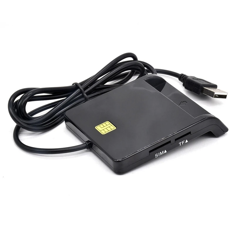 

Устройство для чтения смарт-карт USB, внешний аккумулятор EMV, электронный адаптер, подходит для компьютерных аксессуаров