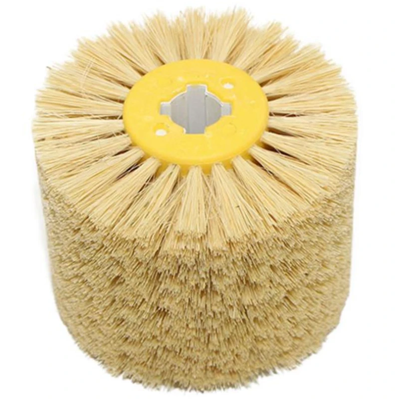 

1 Pcs 120X100x19mm Sisal Bristle Polishing Waxing Wheel Brush For Furniture Surface Mirror Finish