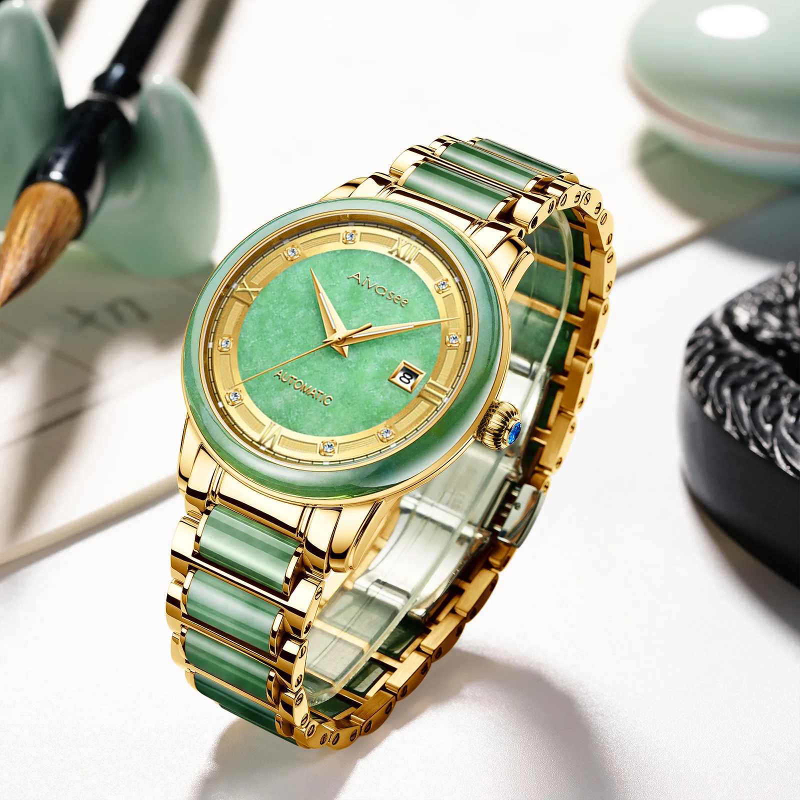 Jade watch