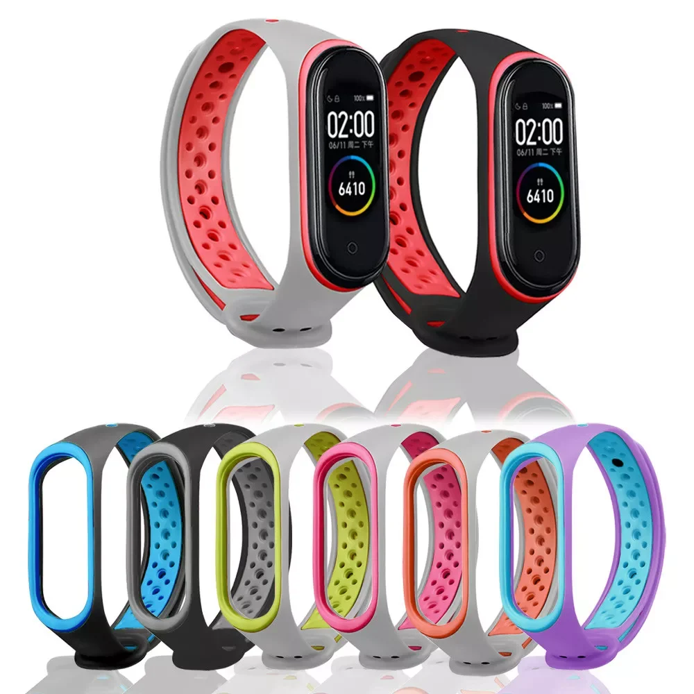 

Strap For Xiaomi Mi Band 3 4 Breathable Miband Strap Replacement M3 M4 Plus Bracelet For Xiaomi MiBand 3 4 Smart Watch Wrist