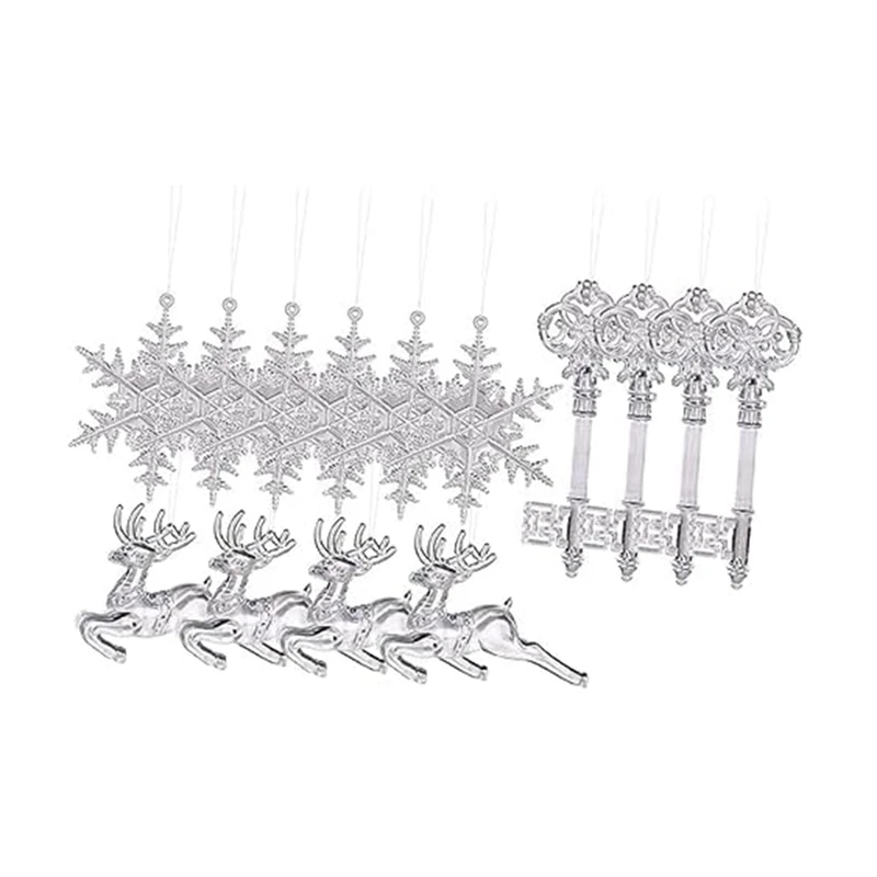 

Подвесной олень для дерева, искусственное украшение, искусственный кристалл, декор, акриловый хрустальный кулон