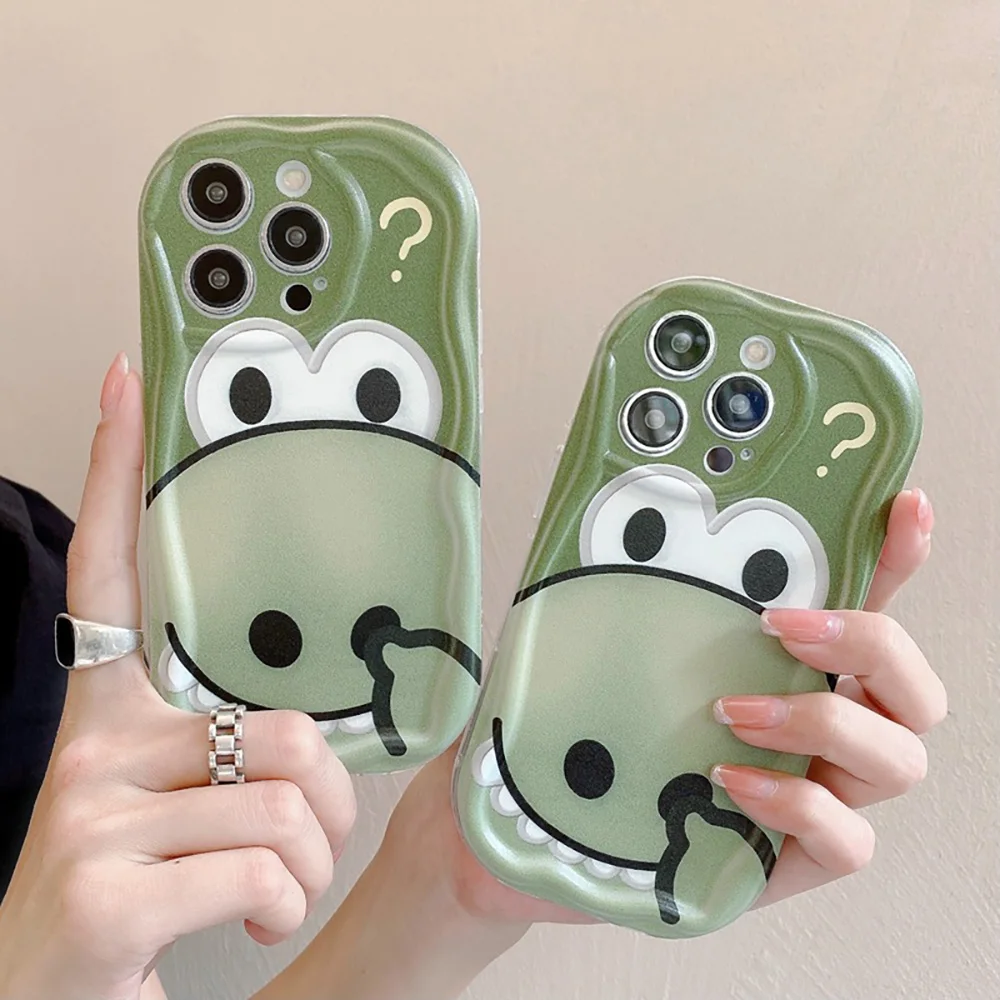 

Dinosaur Phone Case For iphone 11 Case IPhone 13 12 14 Pro Max 7 8 14 Plus Fundas XR XS Max X SE Lens Protection Cartoon Cover