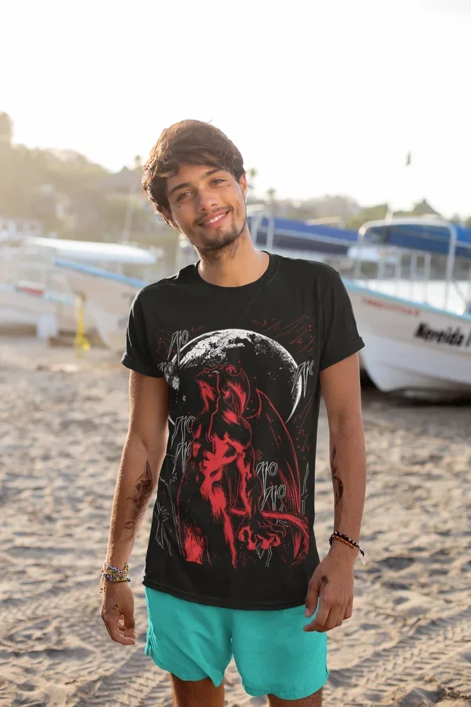 Devilman Red Moon Crybaby Go Nagai Аниме Манга футболка все размеры