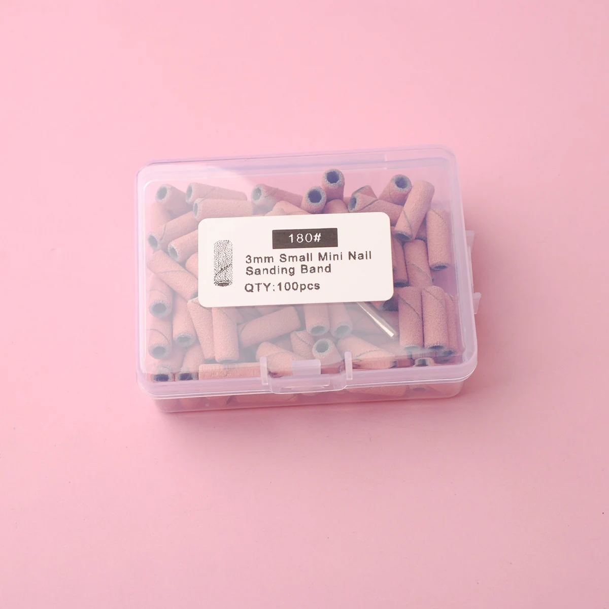 Набор аксессуаров для сверл ногтей Asentale с 100 шт. шлифовальными лентами и 1