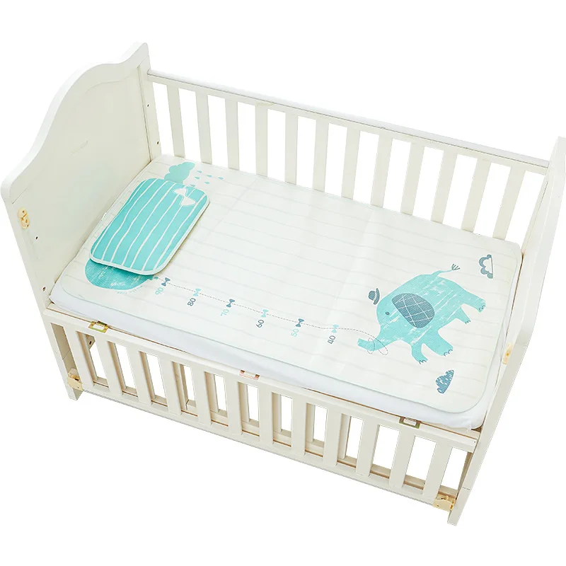 Cartoon Baby Mattresses Summer Cool Sleeping Mat Breathable Mattress Pads Toddler Crib Cot Cozy Nap Pads Infant Bed Mat
