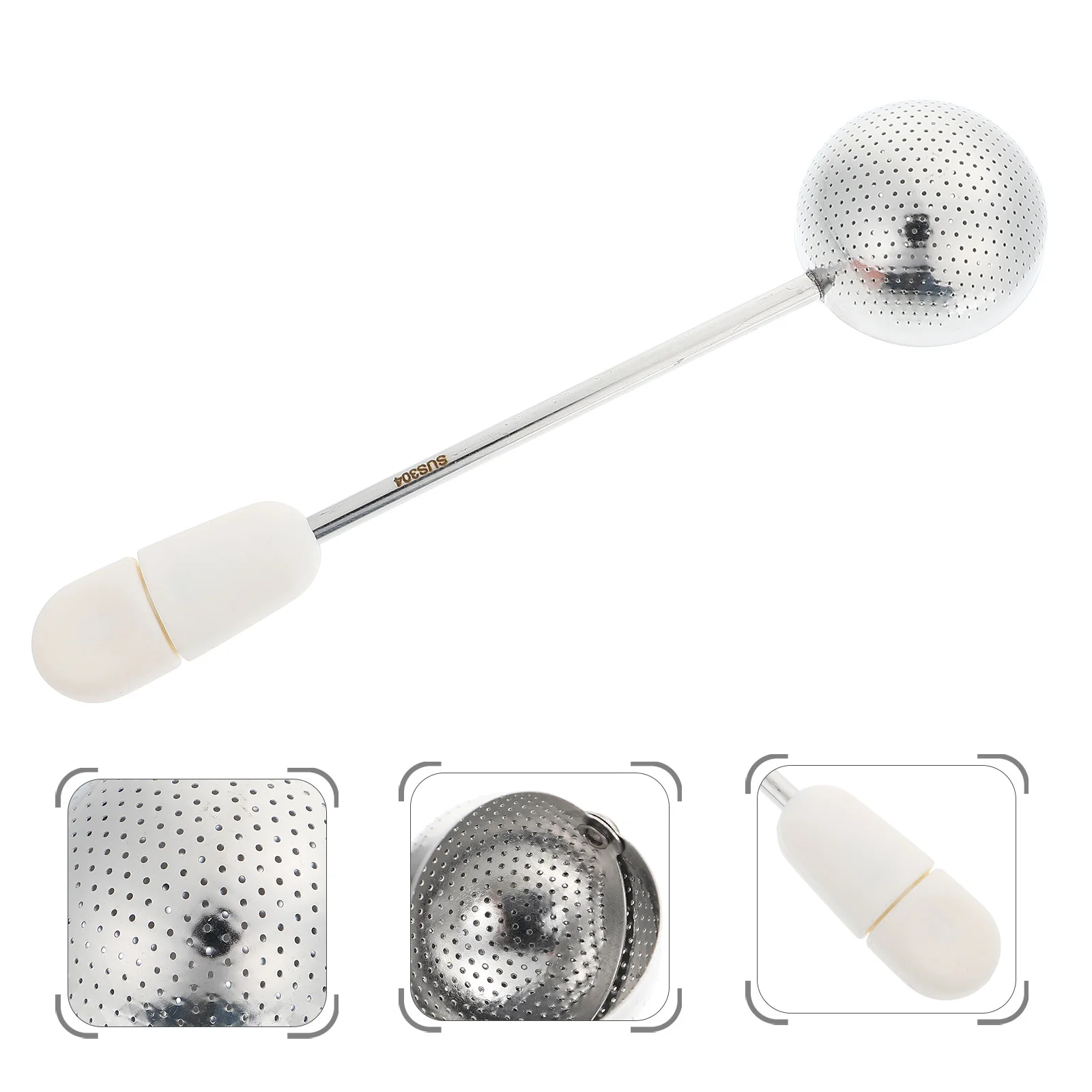 

Tea Strainer Infuser Loosestainless Steelstrainers Infusers Mesh Handle Filter Leaf Colander Sifter Diffuser Finekitchentwisting