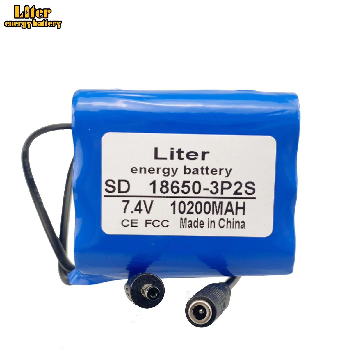 

7.4V 8.4V 10200mAh 3P2S Pack 18650 Battery 10.2Ah Rechargeable Battery For Bicycle Headlights/CCTV/Camera/Electric 5.0 4 Review