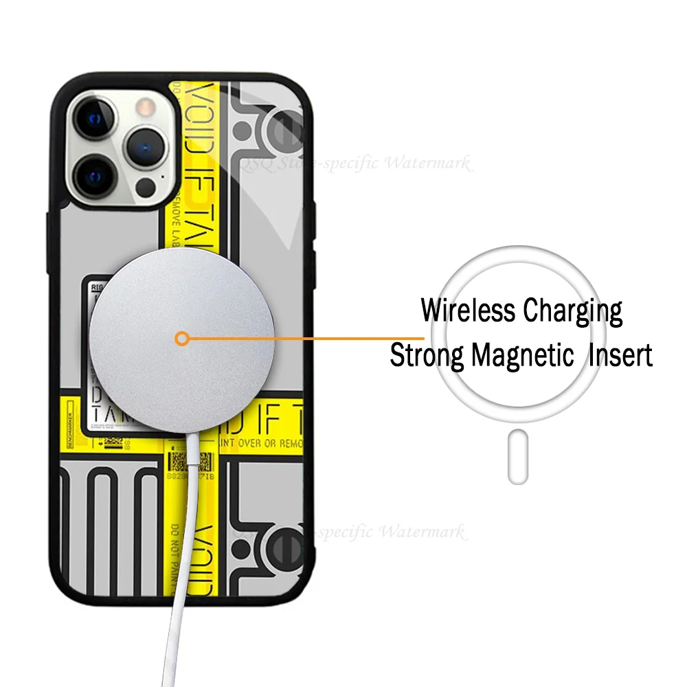 1 шт. чехол для IPhone 15 14 13 Pro Max 11 12 Mini Alex Magsafe