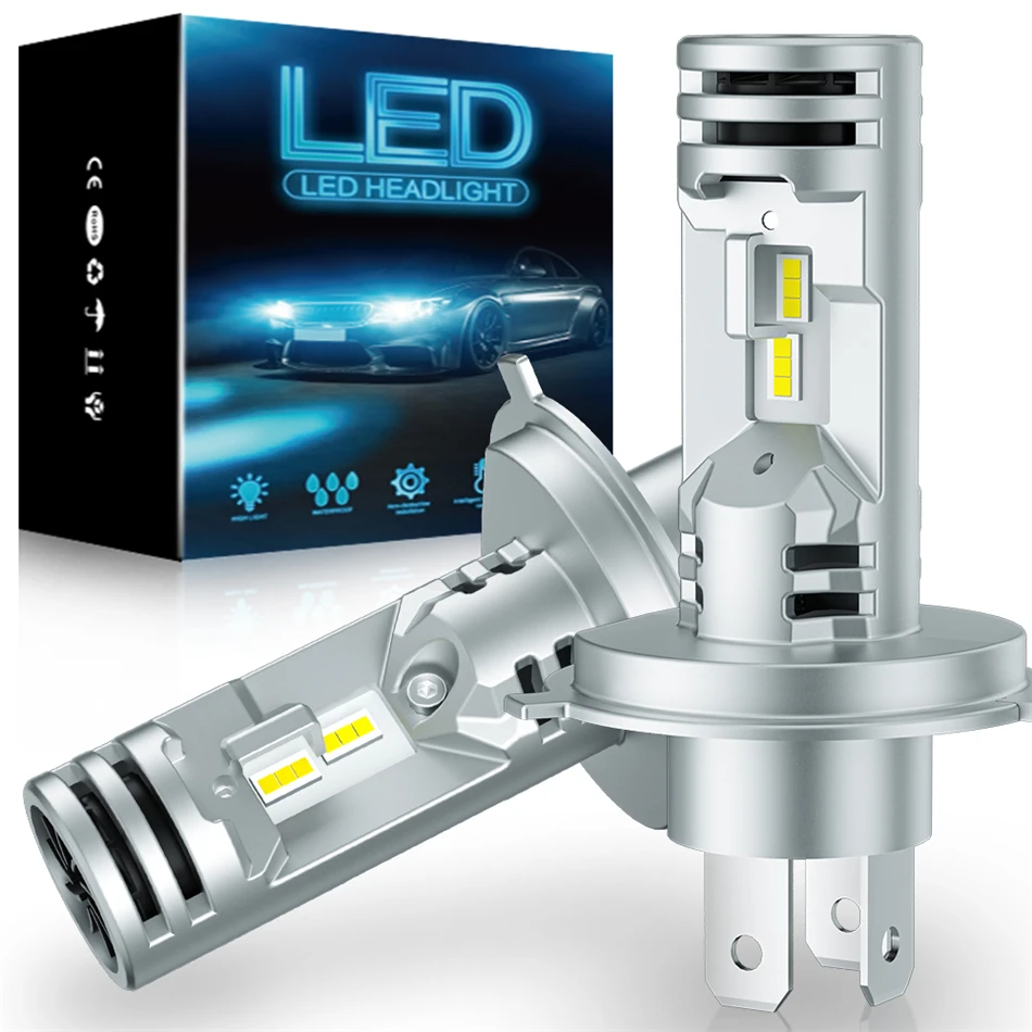 

2 шт. 300000 лм 250 Вт H4 светодиодные фонари высокого качества дальнего ближнего света для автомобиля CSP светодиодные лампы для фар 6500 К белые автомобильные лампы Plug&Play