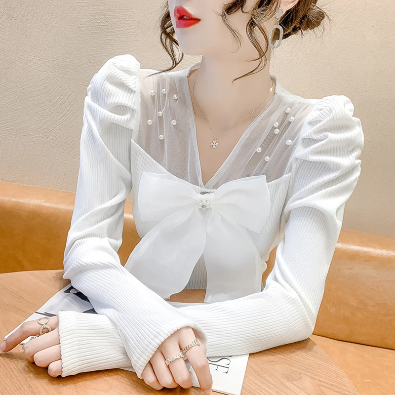 Винтажные вязаные топы для женщин новинка 2023 корейская мода женский сексуальный