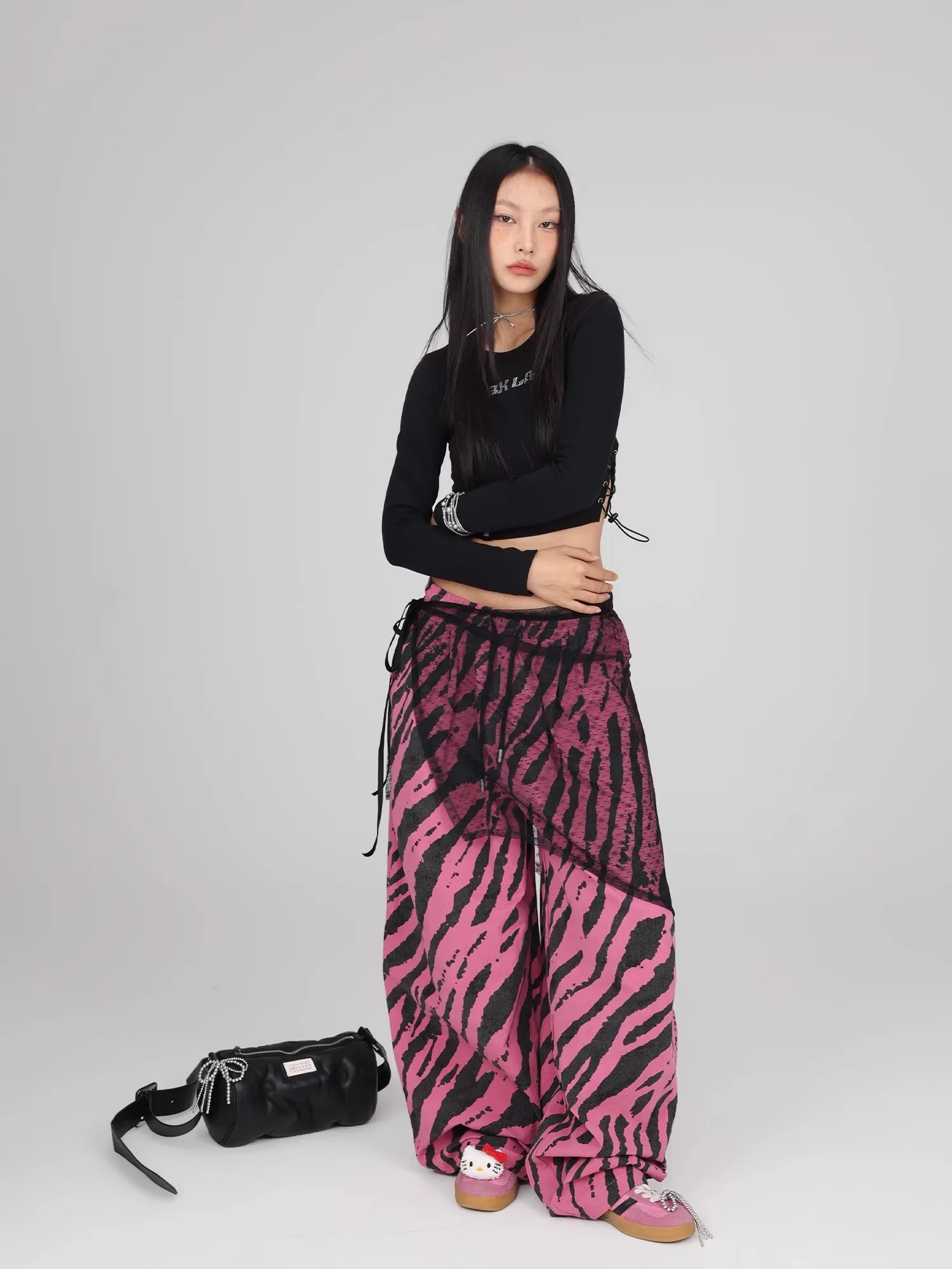 CBXLAB Женский разноцветный американский весенне-осенний приталенный топ на