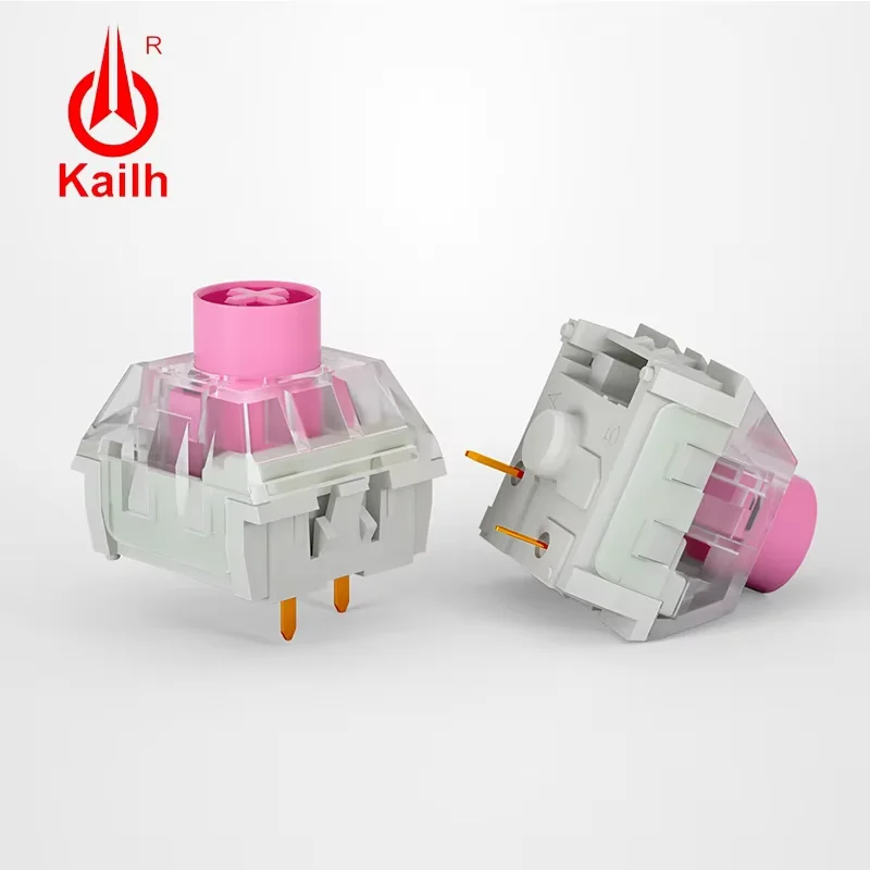 Kailh BOX Бесшумный переключатель Розовый 35 г Линейные переключатели клавиатуры RGB SMD