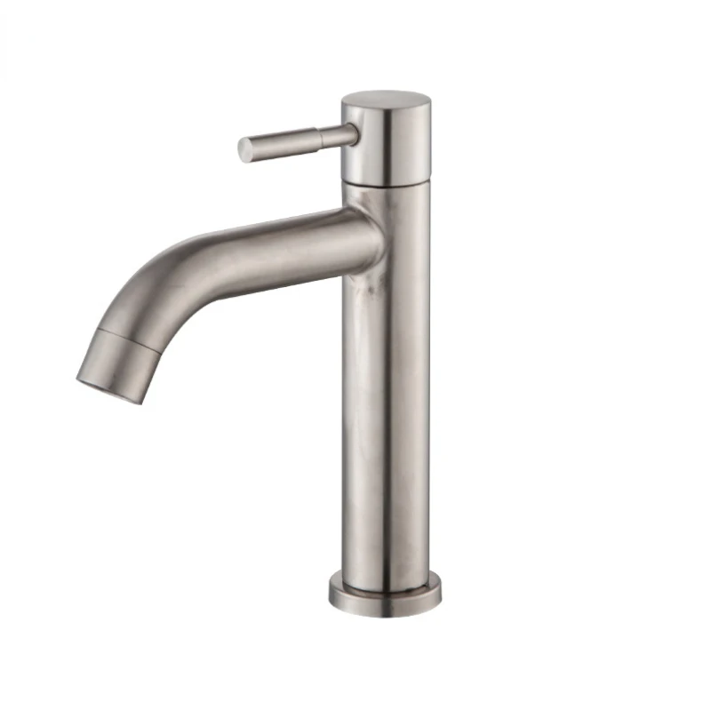 

Смеситель для раковины с изогнутым наконечником, из нержавеющей стали 304