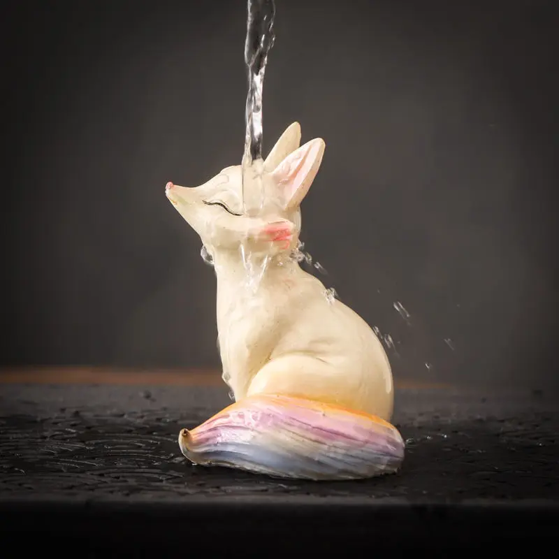 

Color Changing Tea Pets Ornaments Home Office Tea Table Pets Ornaments