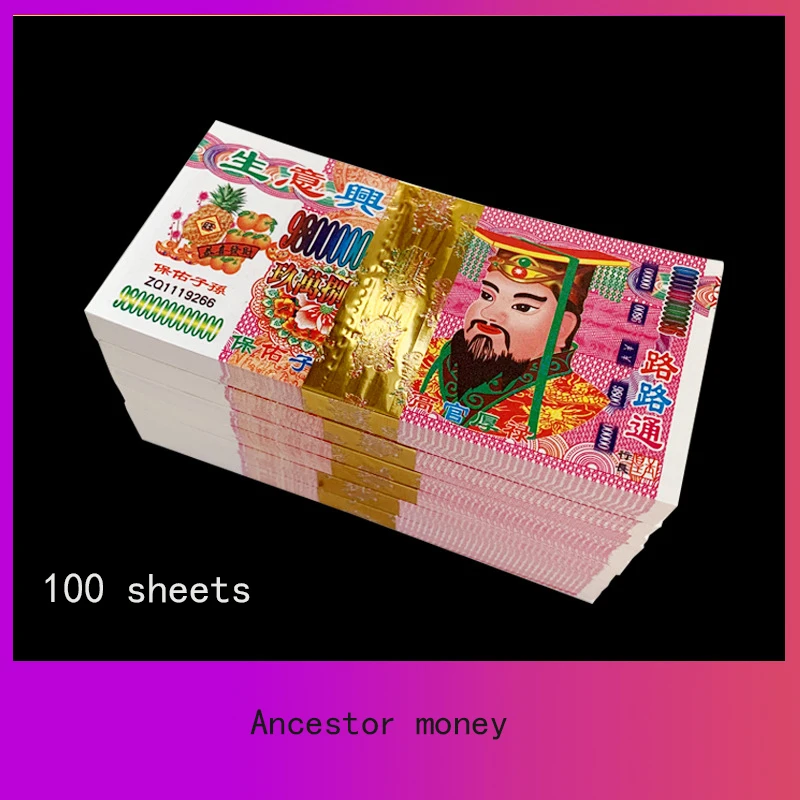 

Ancestor money, US dollars, burning paper, banknotes, ancestor worship, funeral supplies, occult research paper money