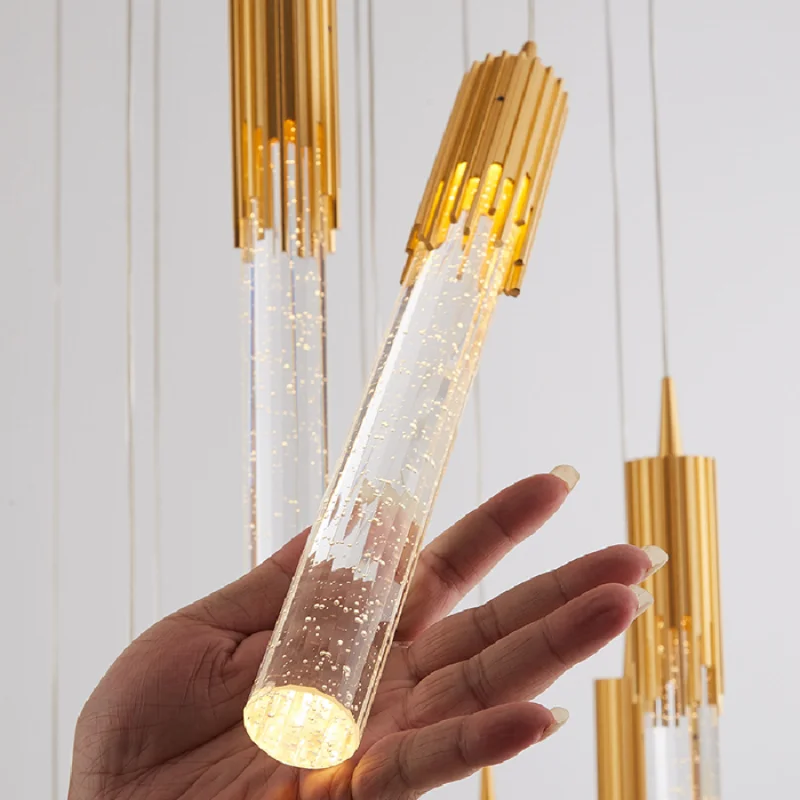 

LED pendant lamp Luxury Minimalist Modern Dining Room Crystal Lamp Nordic Home Interior Living Bedroom Kitchen Light