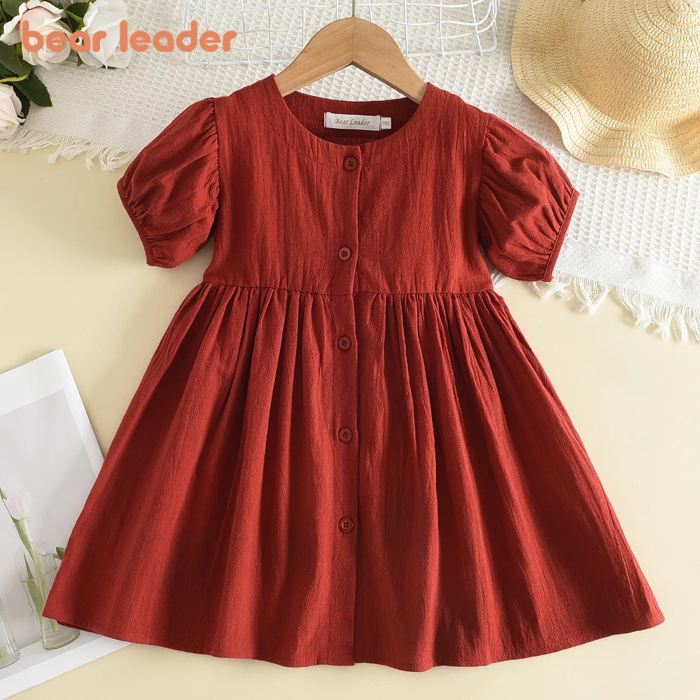 

Bear Leader Girl Casual Dress 2023 New Fashion Princess Dresses Girls Sweet Costumes Cute Outfits Baby Girls Vestidos for 3 7Y